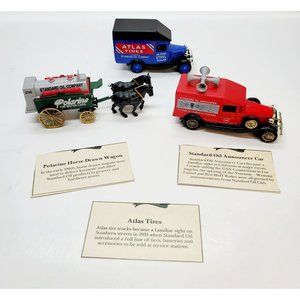 Vintage Lledo Standard Oil Trucks, Atlas Tires, Polarine Wagon Vintage JR274